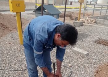 احیای سامانه حفاظت کاتدی مرکز انتقال نفت یزد در منطقه جنوب شرق